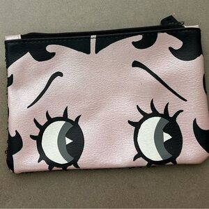 Betty Boop x Ipsy Black Satin Pouch